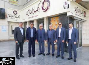 بازدید مدیران بانک ایران زمین از شعب منطقه گلستان