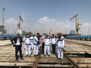 بازدید رئیس هیات عامل ایدرو از مجتمع کشتی سازی و صنایع فراساحل ایران ( ایزوایکو )