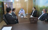 دیدار مدیر منطقه استان یزد بانک ایران زمین و مدیرعامل شرکت فولاد آبتین