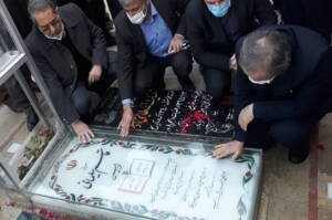 حضور وزیر صنعت، معدن و تجارت در مراسم سالگرد شهادت سپهبد حاج قاسم سلیمانی در کرمان