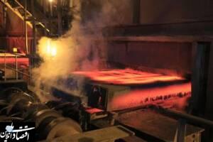 تولید تختال با ضخامت ۲۵۰ میلی متر در ماشین ریخته گری شماره ۲