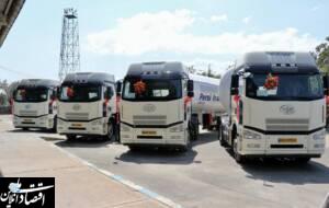 کشنده های سیبا موتور به بزرگترین شرکت توزیع کننده گاز مایع کشور کلید سپاری شد