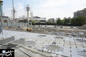 کارگاه عمرانی میدانگاه صالحیه (ع) وارد فاز دوم اجرا شد