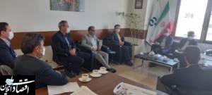 نشست مشترک شعبه زنجان با بانک رفاه