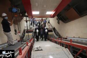 شمارش معکوس برای آغاز بهره برداری از ایستگاه مترو شهید رضایی