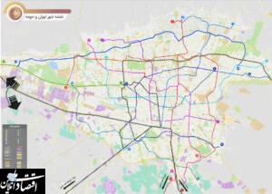تبدیل شبکه مترو تهران از حالت خطی به شکل حلقه یکپارچه