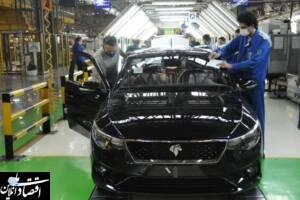 تولید ایران‌خودرو به ۴۲۵۴۴۶ دستگاه رسید