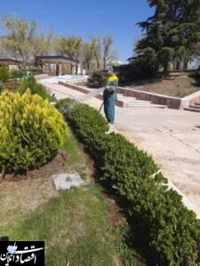 آماده سازی بوستان های شمال شرق تهران در آستانه روز طبیعت