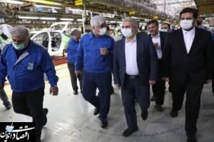 تولید ایران خودرو به ۲۹۰۰ دستگاه در روز می‌رسد