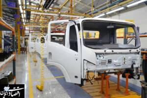 افزایش ظرفیت تولید خودروهای تجاری بهمن دیزل با راه اندازی خطوط رنگ
