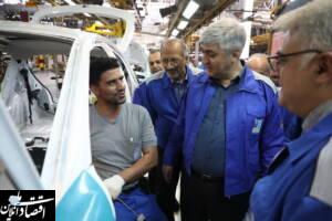 خطوط تولید در کانون توجه شخص مدیرعامل ایران خودرو