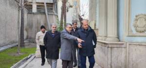 بازدید معاون وزیر ارتباطات و معاون شهردار تهران از خانه مستوفی الممالک