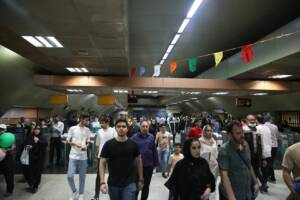     جابه‌جایی بیش از یک میلیون نفر با مترو در روز عیدسعید غدیر خم
