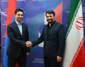 دو محور اصلی دیدار دبیر شورایعالی مناطق آزاد با رئیس درآمدهای دولتی ارمنستان