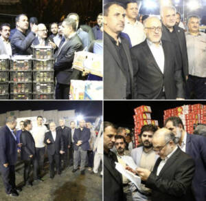 سربازرس کل استان تهران به همراه مدیرعامل سازمان مدیریت میادین از میدان مرکزی بازدید کردند