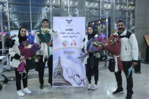 استقبال گروه بهمن به عنوان حامی تیم ملی تکواندو از رقابت های کسب سهمیه المپیک
