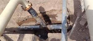 ترمیم سیستم انتقال آب آتش نشانی مجتمع ذخیره سازی گاز سراجه قم