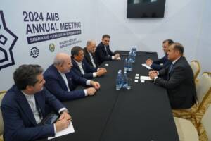 دیدار وزیر اقتصاد کشورمان با وزیر اقتصاد تاجیکستان